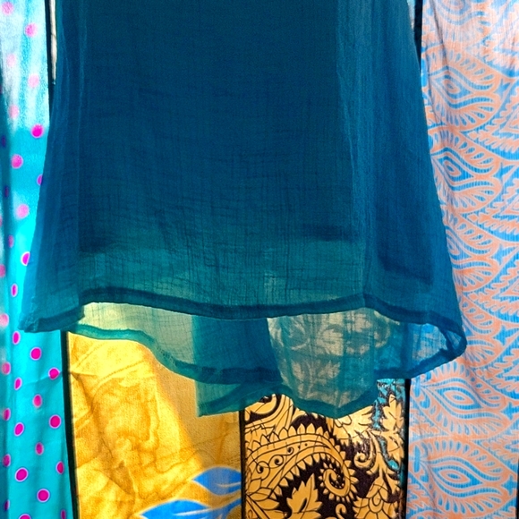 Asymmetrical Boho Ombre Dress NWOT - Picture 3 of 4